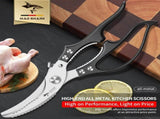 Heavy Duty Kitchen Shears, Poultry Scissors for Cutting Chicken Bones, German Stainless Steel, V1107-CS-CFBXGJDH