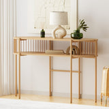 Artiss Console Table 124CM Pine FUR-Z-CST-01-WD
