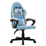Sarantino Antre Kids Study Gaming Chair in Black and White Office Adjustable Height Chair CH-MLM-691-BUWH