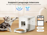 Smart Pet Feeder with Camera 2L, WiFi App Control, Two-Way Audio, USB & Battery Backup V1232-CWWSJ-KS-001