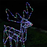 LED Twinkling Standing Reindeer 110cm available in 2 Colors - Cool White V720-XL1445