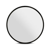 Embellir 2 Wall Mirror Makeup 60cm Home Decor Framed Mirrors Bathroom Round Black MM-E-WALL-ROU-BK-60-X2