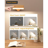 Applique Wall of Indoor in Wood, Lamp Wall of Chevet Lamp Wall Wireless a Chargement USB, V1237-MS-626-269