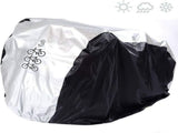 Protective cover 3 bicycles Saddle cover Storage bag 210D All weather 200*105*110 cm V1188-NK-BOL-602
