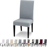 6 Pack Washable High Back Dining Chair Covers, Stretch Slipcovers for Kitchen and Dining Room V1189-LC-HW-00370