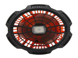 Outdoor Tent Fan Remote Control Hangable Fan with LED Light Battery Operated USB Rechargeable Fan V1294-YM0703-3113230169511
