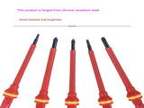 Orange Insulated Screwdriver Set - Multi-Bit Electrician's Tool Kit with Magnetic Tips & V888-ELOSUNG34836