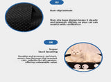 Oval-shaped black coal balls Large Cat Scratcher Bed 2 in 1 Sisal Scratching Pad & Plush Lounge Nest V888-ELOSUNG40438