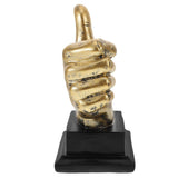 Decorative Resin Thumb Shaped Trophy for Game Party Award and Home V1366-AZ2-W-22002