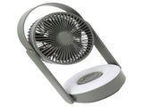 LED Light Tabletop Small Fan 10000mAh Wall Mounted USB 110&deg Automatic Shake Remote Control Night V1294-YM0901-3113230151712