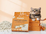 PaWz 2.5kg Tofu Cat Litter Clumping Natural PT1196-ORIGINAL-6PCS