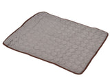 Pet Cooling Mat Breathable Soft Summer Dog Cat Sleeping Pad for Kennel Sofa Bed FloorBrown XXL V1294-YM0714-3117210151528