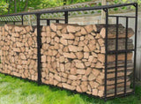 Heavy Duty Firewood Log Rack Large Storage Holder Shed Rack Outdoor Garden Yard V767-CHJ-Z83-V1
