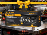 ELEAD 16Pc Spark Plug Socket Set 3/8" Drive Torque Wrench Kit CR-V Removal Tool V465-70152