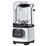 VEVOR Professional Blender with Shield, Commercial Countertop Blenders, 2L Jar Blender Combo, V952-TSSBJ20L1600WCAX2V3