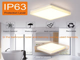 Flush Mount Ceiling Lights LED, Square White V178-36331