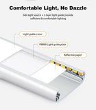 60cm silver LED light strip, wireless magnetic under-cabinet lighting, USB rechargeable, suitable V1197-DJ-071603