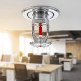 10PCS Fire Sprinkler Head 155 Water Spray Up 1/2" Inch Thread Sprinkler Head Replacement for V1366-AZ2-W-15241