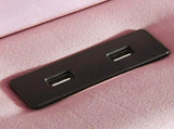 Levede King Floating Bed Frame LED Headboard USB Pink BF1062-K