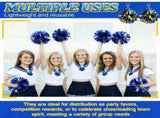 24Pcs Keychain Cheerleader Gifts Cheerleading Keyring Charm Foil with Keychain Hooks for Women V1192-AZ-W-25257