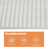 1Pc White Plastic Washboard for Laundry Home Use Wavy Surface Handheld Design V1370-AZ4-16830