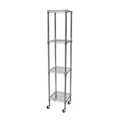 Modular Wire Storage Shelf 450 x 450 x 1800mm Steel Shelving V63-841291