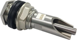 304 Stainless Steel Pig Nipple Waterer with 1/2 Female Bulkhead Fittings for Barrel Kit Feeder V1258-DP02-C-2556
