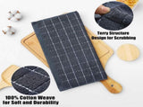 Homaxy Towels and Dishcloths Set, 12 x 12 Inches and 16 x 28 Inches, Set of 10 Bulk Cotton V1258-DP02-F-192