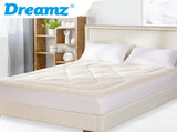 DreamZ Mattress Topper 100% Wool Underlay Double MT1003-WOOL-D-WH