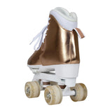 Circle Society Adjustable Quad Kids Roller Skates - Metallic Rose Gold Rhythm Skates BS-171362