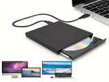 Portable External DVD Drive, USB 2.0 CD DVD Burner Writer Player, for Laptop Desktop PC Plug and V1189-WXFWAL-20260319-01060