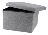 Foldable Storage Ottoman Multifunctional Storage Bench Footstool Seat with CoverBig V1294-YM0901-3117200156312