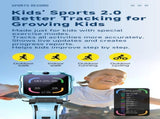 Smart Kids Phone Watch - GPS Tracker Video Call Smartwatch with AI Functions Android OS - Detachable V1258-SMARTWATCH-01-PNK