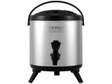 Stainless Steel Insulated Beverage Dispenser, 6 Liter, Thermal Hot and Cold Drink Server Dispenser V952-YLHLQQYX8L00TYE16V0