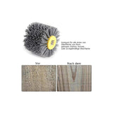 Nylon Brush - Pull Wheel - Polishing Brush - Grit 80/120/180/240 - For Woodworking Machine - Satin V1188-MS-227-2790