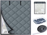Window Insulation Kit for Winter, 3 Layer 26" X 39" Winter Insulated Cover with Fastener, Thermal to V1259-DP01-A-591