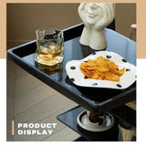 Movable Coffee Table Sofa Side End Table Bedside Modern Furniture V488-FCTVT-BK
