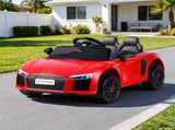 Ride On Car Licensed Audi R8 12V Electric Car for Kids Battery Red RCAR-R8-S-RD