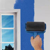 5-piece Paint Roller Set with Fillable Roller and Edger - Leak Proof Wall Painting Kit, Tray and V888-ELOSUNG56293