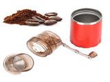 4 in 1 Multifunctional Coffee Maker Coffee Grinding Cup Manual Bean Grinder Coffee SuppliesRed V1294-YM0901-3113200194012