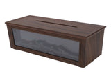 180ml Water Tank Wood Grain Fireplace Aromatherapy Diffuser Simulation Flame Humidifier Essential V1294-YM0901-3113250035511