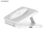 CHOETECH T616-F-WH 3in1 Magnetic Foldable Wireless Charger White V28-ELECHOT616FWH