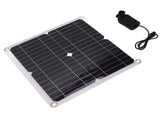 Solar Water Pump Kit 50W Solar Panel 22W Water Fountain Pump with Battery Box Timing Controller V1294-YM0706-3114230091111