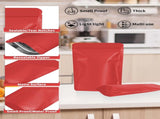 100 Pack Resealable Stand Up Bags,7.9" x 11.8" Smell Proof Pouch Sealable Foil Pouch Bags for V1258-DP02-F-782