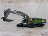 118 Scale 13-Channel Alloy Remote Control Excavator Construction Vehicle with Lights, Sound and V196-1661