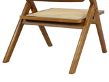 Levede 4X Foldable Rattan Dining Chairs CH1080-2-WAX2