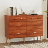 Artiss 6 Chest of Drawers Storage Cabinet Walnut FURNI-Q-CDR-02-WD-AB