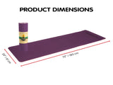 Powertrain TPE Yoga Exercise Mat Home Gym Pilates Fitness 8mm Thick in Dark Purple YM-TPE-DHG-PU