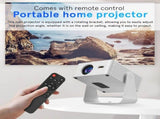 Mini Projector with WiFi and Bluetooth, Upgraded 1080P Smart Portable Projector with 180&deg Rotation, V1369-AZ3-W-16022