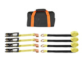 Wheel Chock Tie-Down Kit, Tire-Style Motorcycle Tie-Down System, Car Tie Down Kit with Flat Hook, V952-CLJGTJ2LTXBPN6TE9001V0